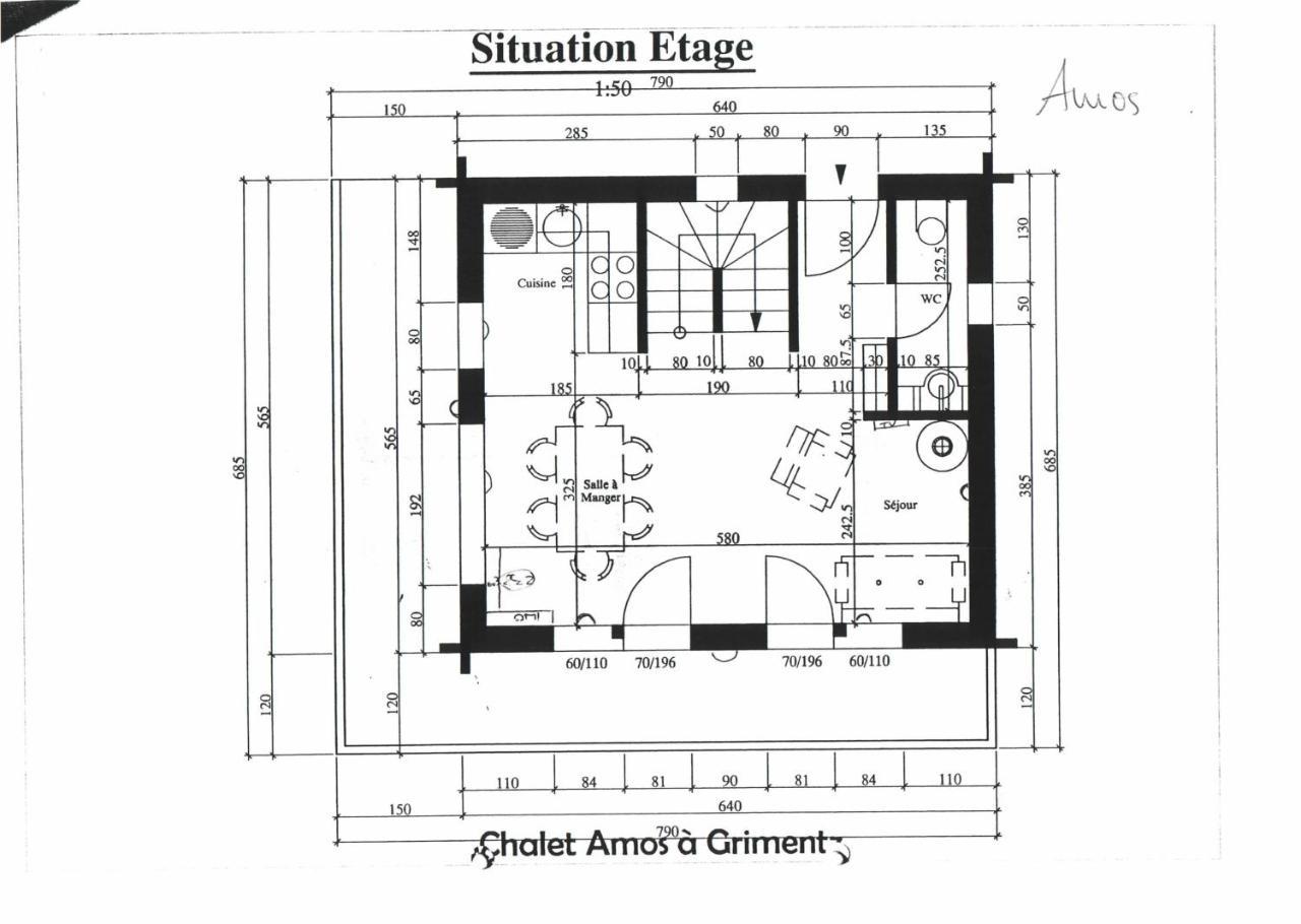 Chalet Amos Villa กรีเมนทซ์ ภายนอก รูปภาพ